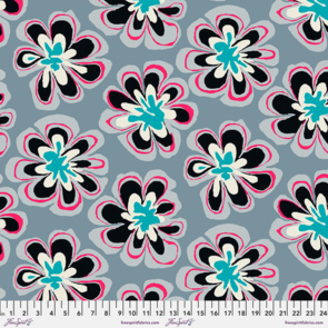 Free Spirit Kaffe Fassett Kaffe Fassett - Funky Flora - Grey || February 2023