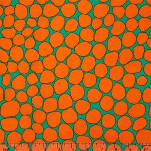 Free Spirit Kaffe Fassett PWBM053 Jumble Tangerine