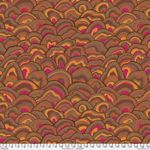 Free Spirit Kaffe Fassett - Wobble - Brown || August 2024