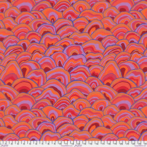 Free Spirit Kaffe Fassett - Wobble - Red || August 2024