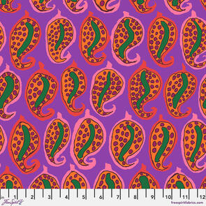 Free Spirit Kaffe Fassett - Pasha Paisley - Purple || August 2024