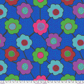 Free Spirit Kaffe Fassett - Floral Connections - Blue || August 2025