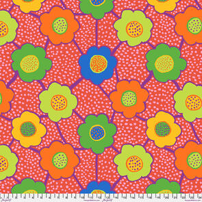 Free Spirit Kaffe Fassett - Floral Connections - Red || August 2025