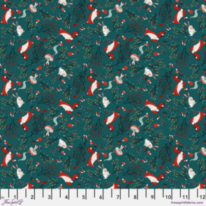 Free Spirit Enchanted Forest - Forest Floor - Teal