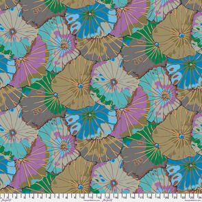 Free Spirit Kaffe Fassett - Lotus Leaf - Grey || August 2024