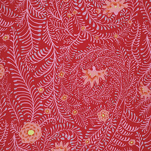 Free Spirit Kaffe Fassett Ferns - Red