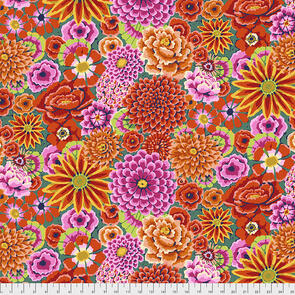 Free Spirit Kaffe Fassett Enchanted - Red