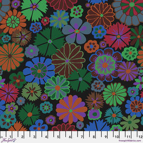 Free Spirit Kaffe Fassett - Folk Flower - Dark || August 2024