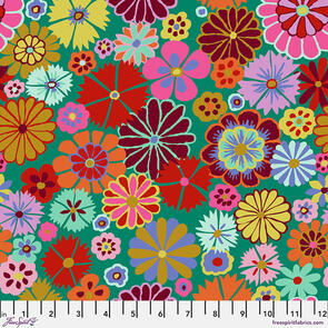 Free Spirit Kaffe Fassett - Folk Flower - Multi || August 2024