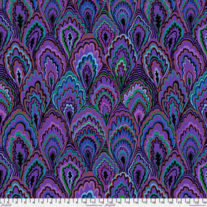 Free Spirit Kaffe Fassett - Marble Scallops - Purple || February 2025