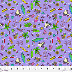 Free Spirit Mulga Summer Birds PWMU003.XLAVENDER