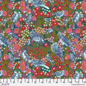 Free Spirit Mon Jardin by Natalie Lete - Field Flock Green