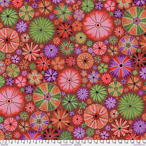 Free Spirit Kaffe Fassett - Urchins - Red || August 2024