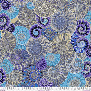 Free Spirit Kaffe Fassett - Ammonites - Blue || August 2024