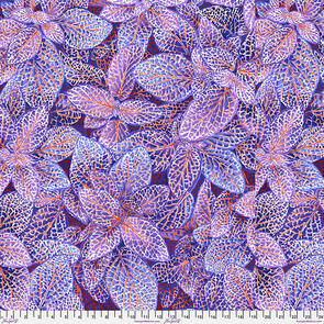 Free Spirit Kaffe Fassett - Fittonia - Blue || August 2024