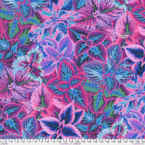 Free Spirit Kaffe Fassett - Bold Leaves - Blue || August 2025