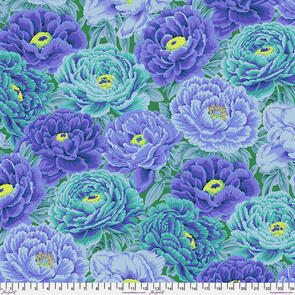 Free Spirit Kaffe Fassett - Tibetan Peony - Blue || August 2025