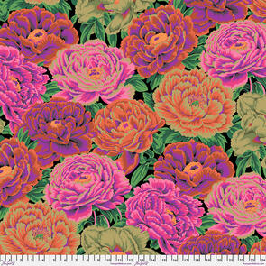 Free Spirit Kaffe Fassett - Tibetan Peony - Red || August 2025