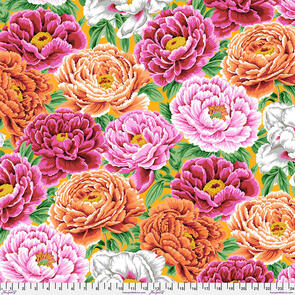 Free Spirit Kaffe Fassett - Tibetan Peony - Warm || August 2025