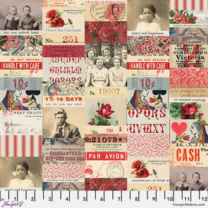 Free Spirit Red - Collage || Tim Holtz Palette Red