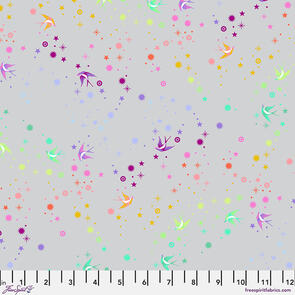 Free Spirit Fairy Dust - Fog || True Colors || Tula Pink