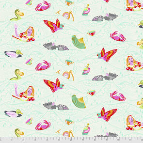 Free Spirit Tula Pink Fabric - Curiouser and Curiouser Collection - Sea of Tears - Wonder