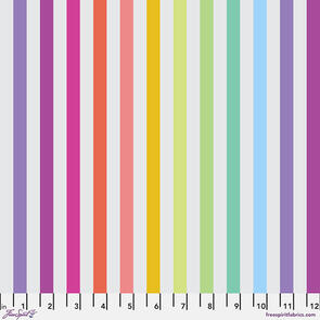 Free Spirit Disco Stripe - Whisper || True Colors || Tula Pink