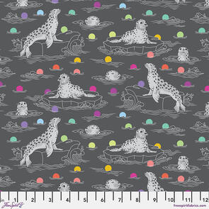 Free Spirit Seal the Deal - Carbon || Graywork || Tula Pink