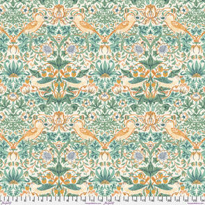 Free Spirit Morris & Co Strawberry Thief - Mint || Buttermere