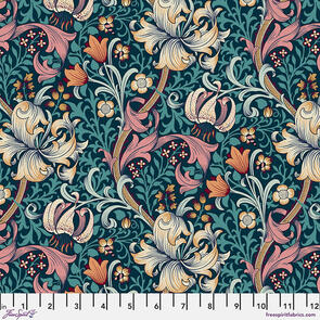 Free Spirit Golden Lily - Teal || Red House
