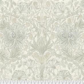Free Spirit Morris & Co & Co Fabric - Honeysuckle and Tulip Ivory