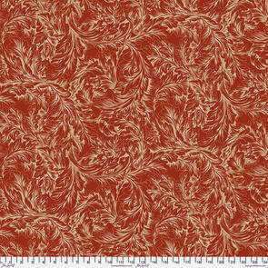 Free Spirit Morris & Co Cotswold Holiday Collection - Acanthus Scroll - Red