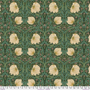 Free Spirit Morris & Co Cotswold Holiday Collection - Small Pimpernel - Green