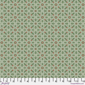 Free Spirit Morris & Co Cotswold Holiday Collection - Mini Brophy Trellis - Sage