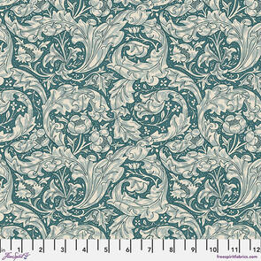 Free Spirit Morris & Co SM Bachelors Button - Emery Blue || Emery Walker's House