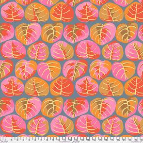 Free Spirit Kaffe Fassett Backing Fabric - Palm Leaves Pink 108"