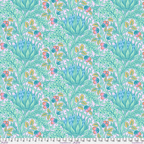 Free Spirit Backing Fabric - Artichoke - Lavender || Kaffe x Morris & Co.