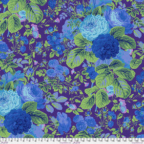 Free Spirit Kaffe Fassett Backing Fabric - Gradi Floral - Purple 108"