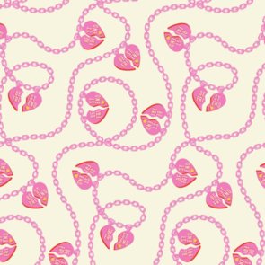 Tula Pink la Pink - Big Charmer- Blossom || Besties (Wide)