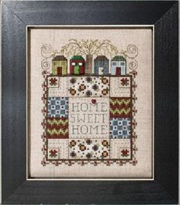 MISC Quilted With Love 1 - Home Sweet Home - Cross Stitch Pattern