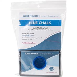 Hancy Quilt Pounce Pad W/Chalk Powder 4oz Blue