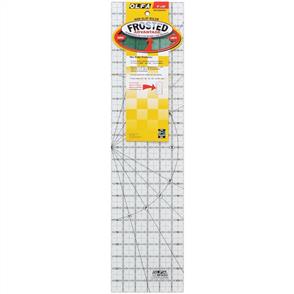 OLFA Frosted Non-Slip Ruler "The Essential" 6"x24"