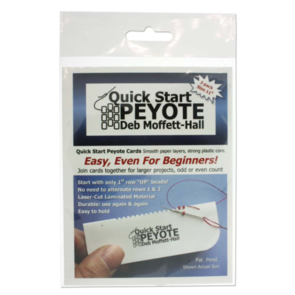 The Beadsmith Quick Start Peyote 11/0 Delica & Seed Bead Card - 3 pack