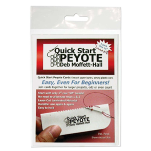 The Beadsmith Quick Start Peyote 15/0 Delica & Seed -3 Card pack