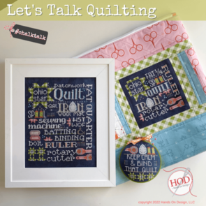 Hands On Design Cross Stitch Chart - Let's Talk Quilting HD-251