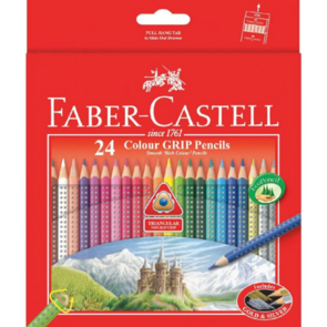 Faber-Castell (FSC) Grip Colour Pencils - Pack of 24