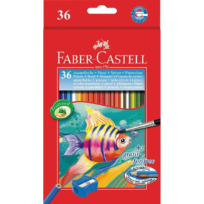 Faber-Castell (FSC) Classic Watercolour Pencils - Pack of 36