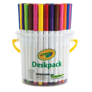 Crayola Supertips Washable Marker Deskpack 40 Pack
