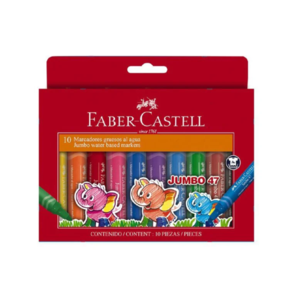 Faber-Castell Jumbo 47 Colour Marker - Wallet of 10