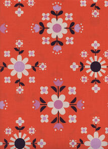 Cotton & Steel Welsummer /Kim Kight Florametry - Sweet Orange